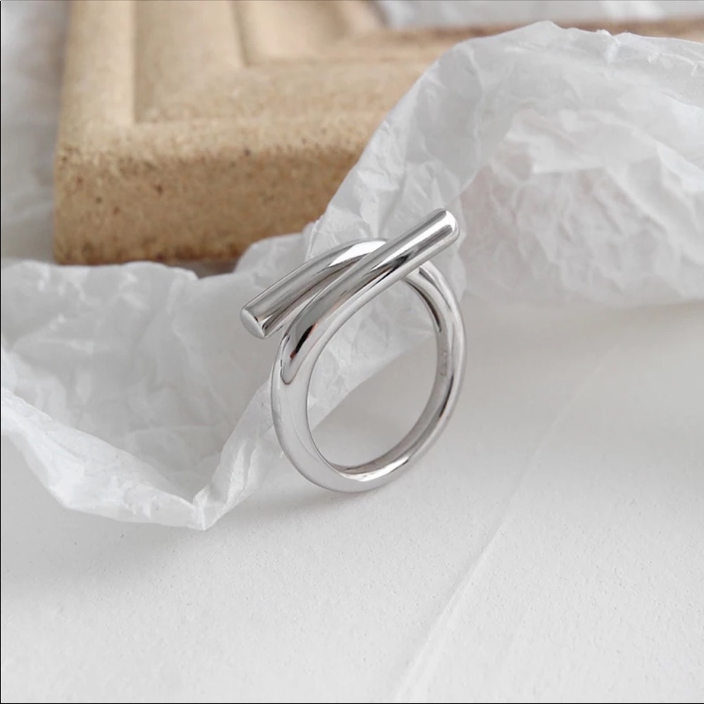 925 sterling silver vintage ring - Picture 3 of 3